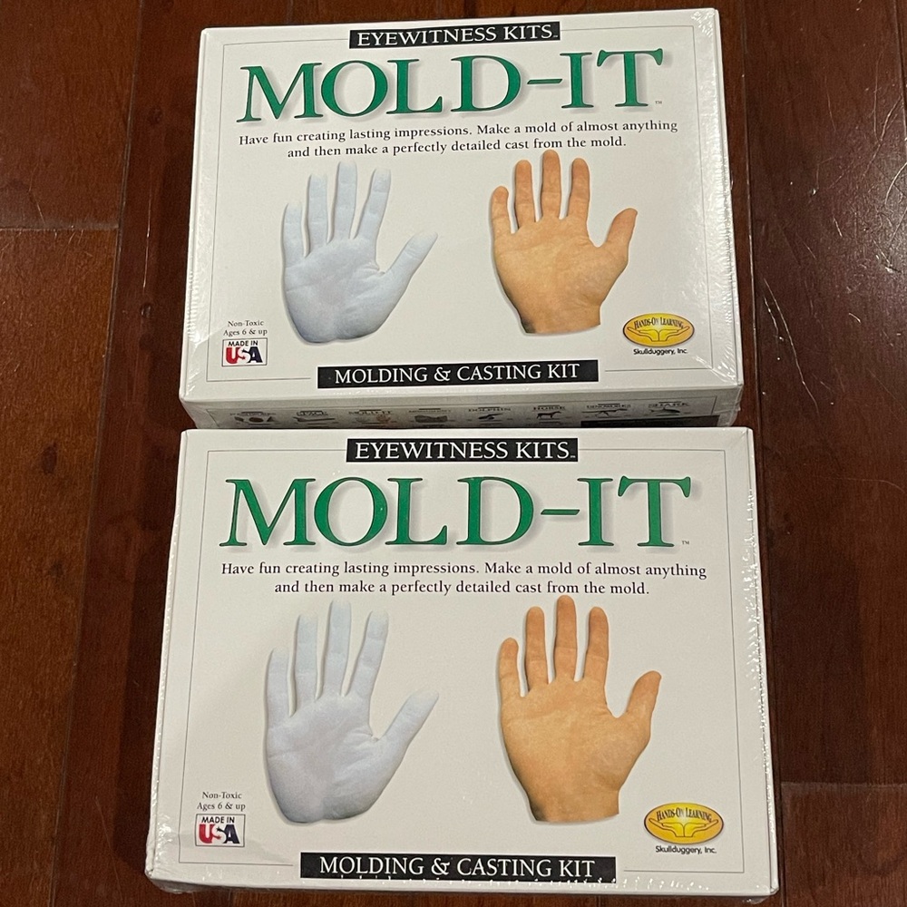 Eyewitness Kits Mold-It Molding & Casting Kit set of 2 Boxes Factory Sealed NEW